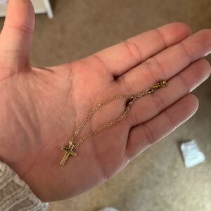 Gold Cross Bracelet